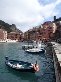 Boats in canal