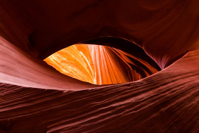 Extreme close-up of rock formation