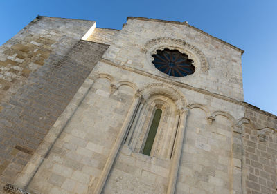 Low angle view of historical building against sky