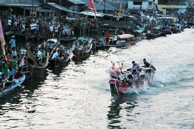 Group of people in boat