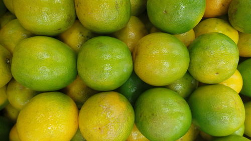 Full frame shot of fruits in market