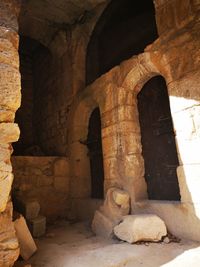 Old ruins of historical building