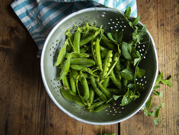 Fresh green peas pods, green peas with sprouts. fresh vegetables