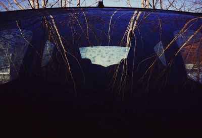 Close-up of wet window during rainy season