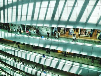 People in shopping mall