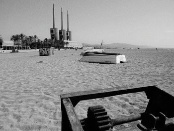 Lifeguard hut on beach