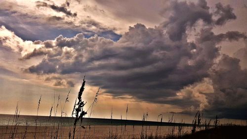 Scenic view of storm clouds in sky