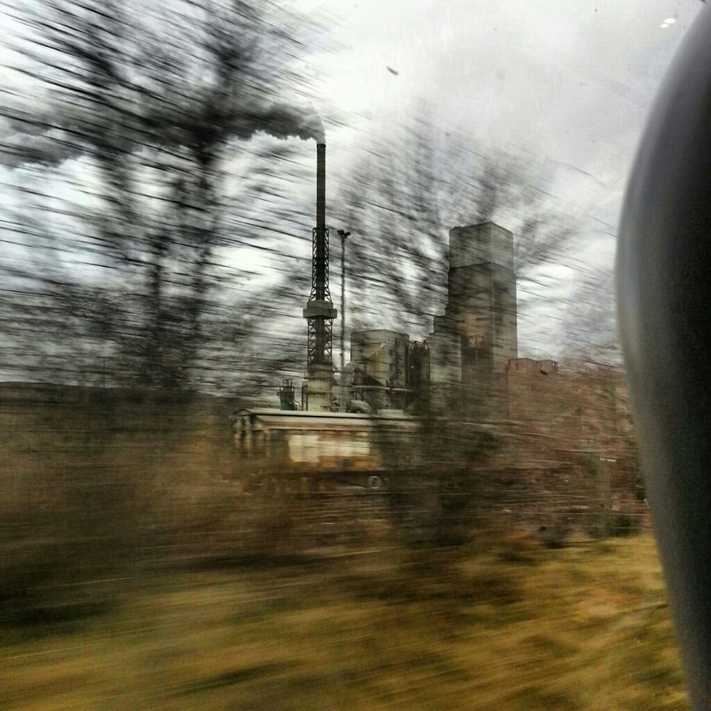 Photo took  from  the train  window