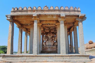 Lord ganesha temple in hampi