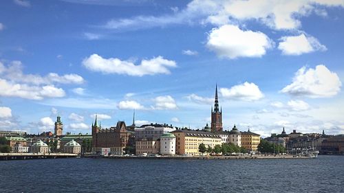 River with buildings in background