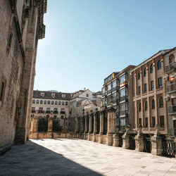 View of historical building against clear sky