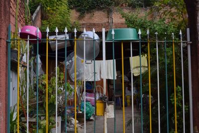 Built structure with trees in background