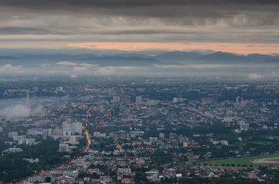 Aerial view of cityscape