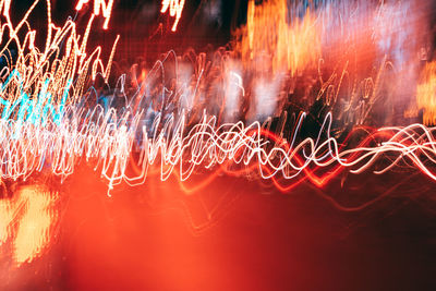 Light painting at night