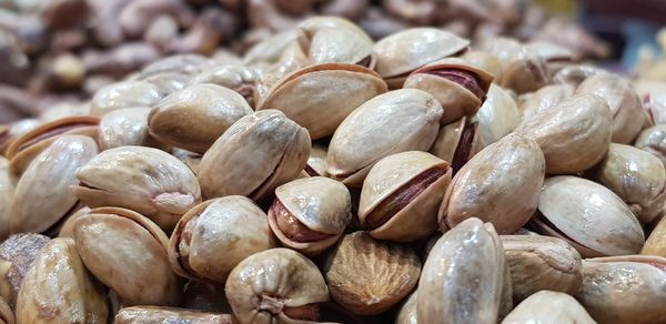 Full frame shot of dry fruits for sale in market