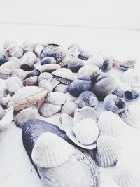 Full frame shot of objects on table