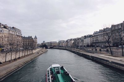 View of buildings in city at waterfront