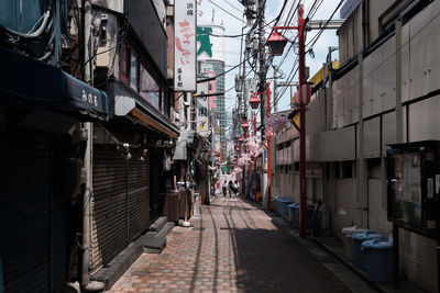 View of city street