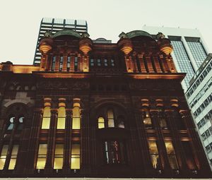 Low angle view of building against sky