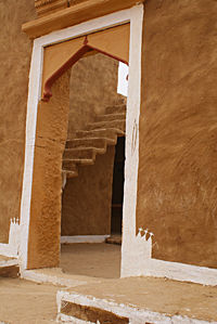 Low angle view of old building