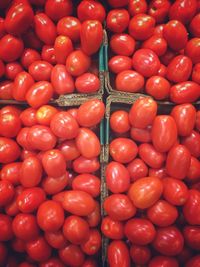 Full frame shot of tomatoes