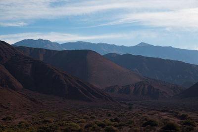 Mountains landscape in cafayate argentina