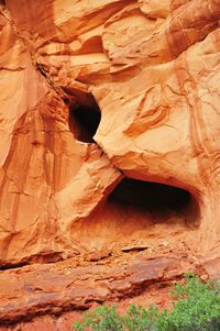 Close-up of rock formations