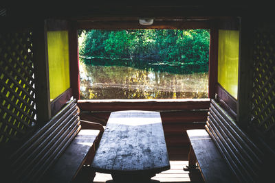 Interior of building