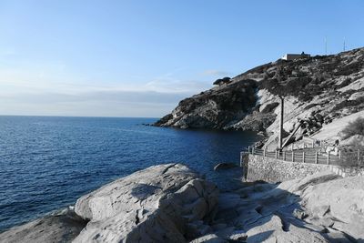 Scenic view of calm sea