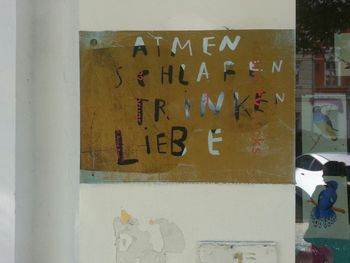 Close-up of wall