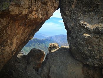 Scenic view of mountains