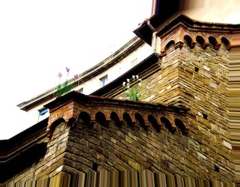 Low angle view of building against sky