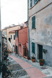 Tiny city in the italian country