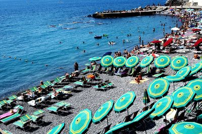 Group of objects in water