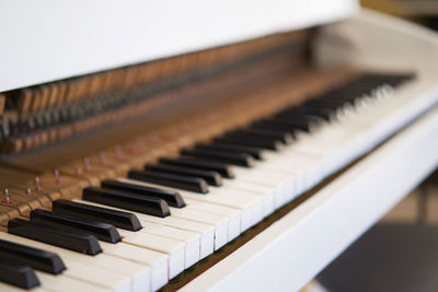 Close-up of piano