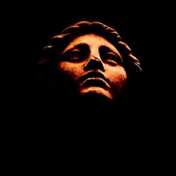 black background