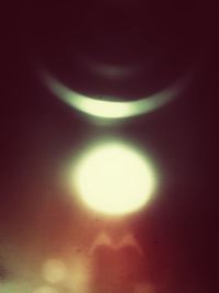 Close-up of illuminated lamp