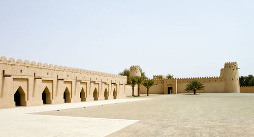 View of historical building against clear sky