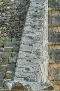 Stone wall of old building