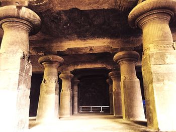 Low angle view of historical building