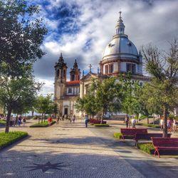 Exterior of church against sky