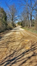 Road passing through landscape