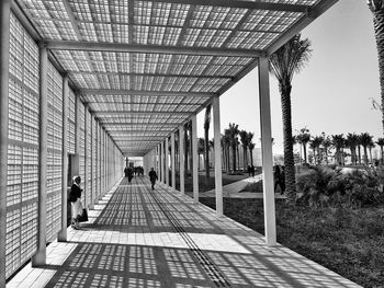 People walking on footpath