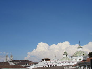 Panoramic view of buildings against sky