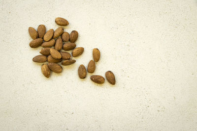 High angle view of coffee on table