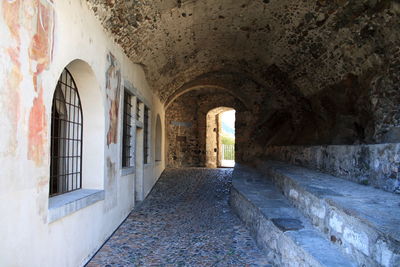 Interior of old tunnel