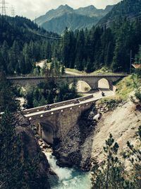 Scenic view of landscape and mountains