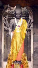 Statues in temple