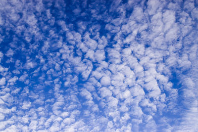 Low angle view of clouds in sky