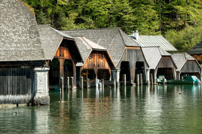 Houses in the water